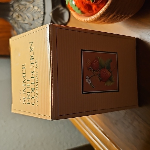 1985 Avon Summer Fruit Collection Condiment Jar - Picture 2 of 7